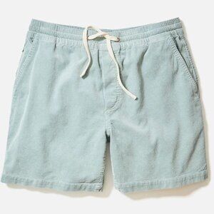 Marine Layer Sterling Blue 6" Corduroy Short